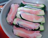 ＊ズッキーニとなすの豚肉挟み焼き＊作り方3写真
