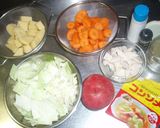 ルクルーゼ☆簡単＆野菜たっぷり☆洋風煮物作り方1写真