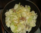 丼にもどうぞ☆キャベツと豚肉のすき煮風作り方4写真