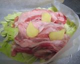 豚バラ肉とキャベツの生姜蒸し作り方3写真