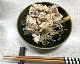 簡単つまみ　茹で豚こまのゆずぽん仕立て作り方5写真
