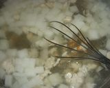 鶏挽肉とゴーヤのスープ作り方7写真