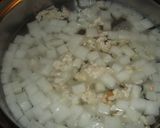 鶏挽肉とゴーヤのスープ作り方5写真