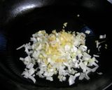 エビとかぼちゃの香味炒め作り方6写真