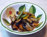 時間と油をカットしたナスの炒め物作り方8写真