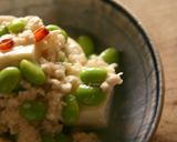 「へ～」って感じで夏に！のピリ辛豆腐枝豆作り方11写真