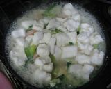 えびと豆腐のフワフワ餡かけ作り方2写真
