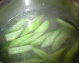 夏野菜とささみで・翡翠スープの冷製パスタ作り方4写真