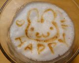 超簡単！お絵描きカプチーノ作り方6写真