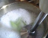 夏野菜とささみで・翡翠スープの冷製パスタ作り方5写真