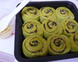 うずまき抹茶あずきパン作り方8写真
