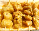 エスニック風焼き鳥ライスのクックパー蒸し作り方1写真