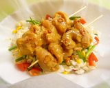 エスニック風焼き鳥ライスのクックパー蒸し作り方3写真