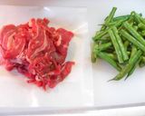 ✿牛肉といんげんの甘辛煮✿作り方1写真