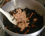 芽ひじきとツナの煮物作り方4写真