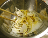 鳥ももの焼きと玉ねぎの南蛮漬け作り方1写真