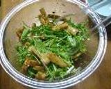油揚げと水菜のサラダ作り方3写真