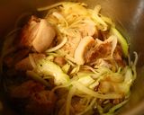ポークのトマト煮＆バターライス（夏野菜）作り方4写真