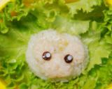 ダッフィーのとりそぼろ弁当✿キャラ弁作り方3写真