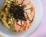 鮭の酒蒸し二色丼♪簡単！作り方7写真