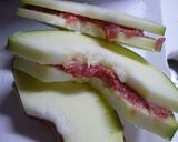 ズッキーニの肉はさみ天★甘酢あん作り方2写真