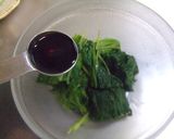 ジュジュジュ～ネギ焼きほうれん草作り方3写真