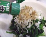 ジュジュジュ～ネギ焼きほうれん草作り方4写真