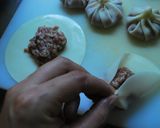 簡単！餃子の皮deスープたっぷり小龍包作り方3写真