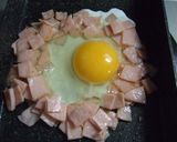 いつもと違うハムエッグ♫作り方3写真