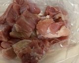 簡単　鶏もも肉とキャベツのオイスター炒め作り方1写真