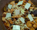 簡単★ワンパン!鶏肉と茄子のトマト煮込み作り方6写真