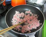スタミナ☆なすとエリンギの肉味噌炒め作り方3写真