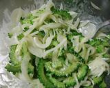 ゴーヤと玉葱のおかかサラダ作り方8写真