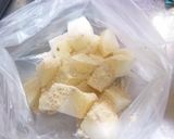 長いものカリカリ上げ　ダブルチーズ作り方2写真