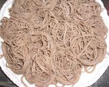 長芋＆鶏のピリ辛蕎麦作り方2写真