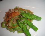 アスパラのひらひらサラダパスタ作り方4写真