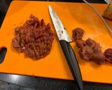 【男料理】夏バテ対策！長芋とオクラの梅肉和え作り方3写真