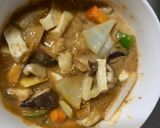 肉無豆腐簡単赤味噌キムチ味野菜炒め作り方17写真