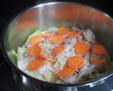 白菜と豚肉の紹興酒蒸し作り方1写真
