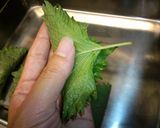 鶏ひき肉の青ジソ焼き作り方3写真
