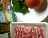 豚肉のチーズ焼き作り方1写真