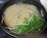 たっぷり明太子と水菜のクリームパスタ作り方2写真