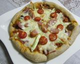 簡単ピザ生地★自家製酵母パン元種使用作り方8写真