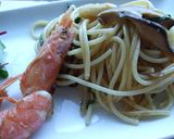 赤エビ&ベビーリーフ紹興酒パスタ♪作り方9写真