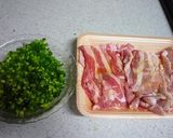 豚バラ肉のねぎ塩焼き作り方1写真