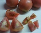 トマトの胡麻和え作り方1写真