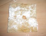 あらほぐし鮭と豆腐の油あげ巻き焼き作り方2写真