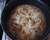 夏の昼ご飯♬鶏とキノコのピリ辛つけ麺作り方5写真