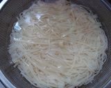 夏の昼ご飯♬鶏とキノコのピリ辛つけ麺作り方7写真