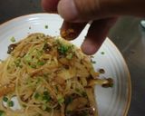 きのこのつやてり和風ガーリックパスタ作り方5写真